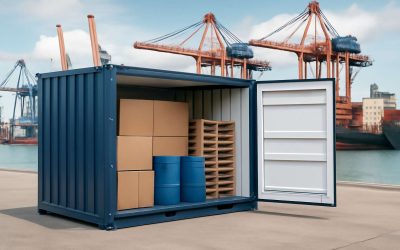 Efficient Loading and Unloading with Shipping Containers Side Opening Design