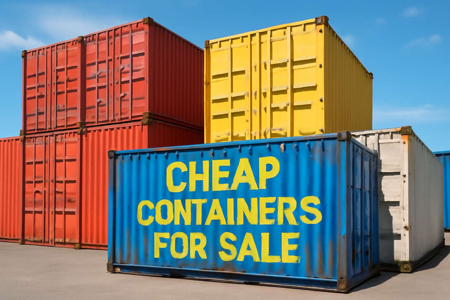 cheap containers for sale near me