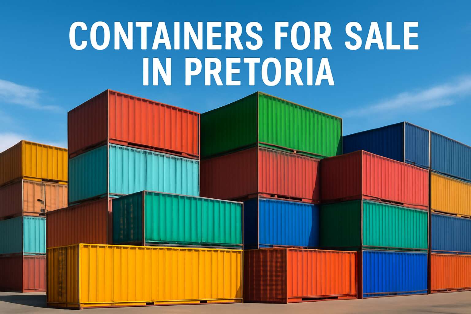 containers for sale in pretoria