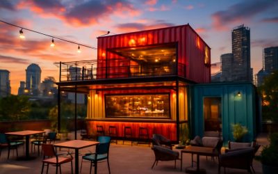 Discover the Ultimate Shipping Containers Bar: A Unique and Trendy Waterfront Experience