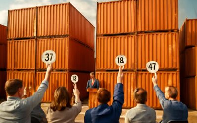 Score huge savings at the shipping containers auction, where treasures await.